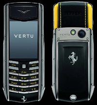 Vertu Ascent Ti Ferrari Giallo